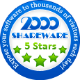 5 stars by 2000shareware.com
