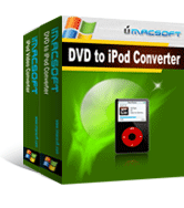 the screenshot of iMacsoft DVD to iPod Suite